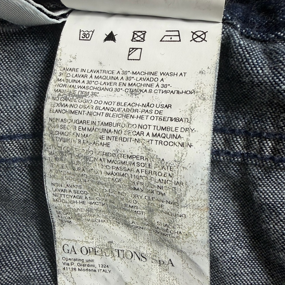 Armani Jeans Men’s Dark Wash Denim – Made in Italy – 34 Waist (Hemmed) Short - Picture 7 of 13